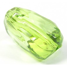 Faceted Acrylic Nugget Bead Peridot