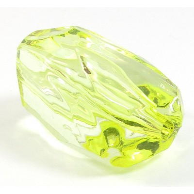 Faceted Acrylic Nugget Bead Jonquil