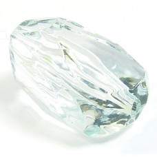 Faceted Acrylic Nugget Bead Aquamarine