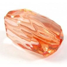 Faceted Acrylic Nugget Bead Mango