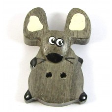 1 Wood Mouse Button