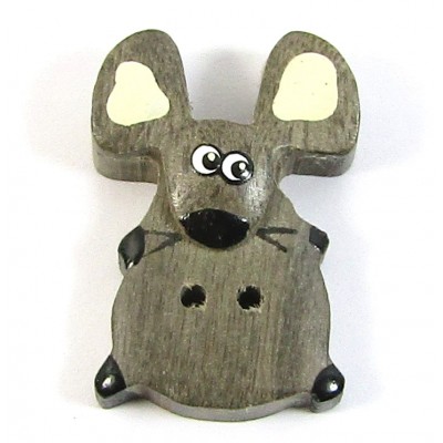 1 Wood Mouse Button