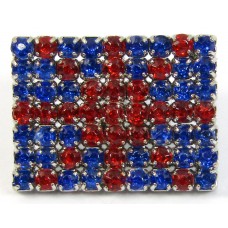 1 Acrylic Union Jack Button