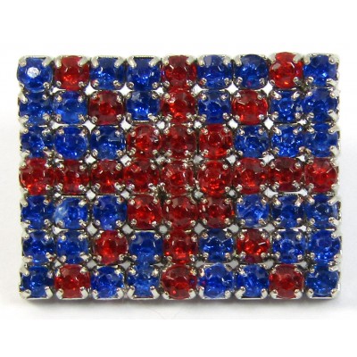 1 Acrylic Union Jack Button