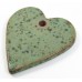 1 Funky Heart Porcelain Pendant - Crocodile