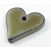 1 Porcelain Funky Heart Mini - Oil Puddle
