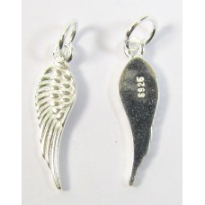 1 Sterling Silver Wing Charm