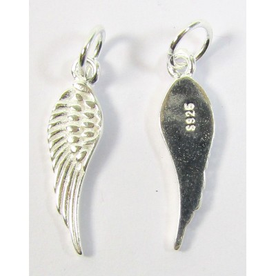 1 Sterling Silver Wing Charm