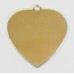 1 Sterling Silver 20mm Heart Pendant Blank for Engraving or Stamping