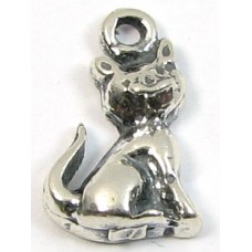 1 sterling silver Kitty Cat Charm