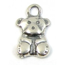 1 Sterling Silver Little Teddy Charm