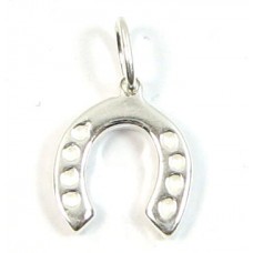 1 Sterling Silver Horseshoe Charm