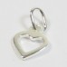 1 sterling silver Dinky Open Heart Charm
