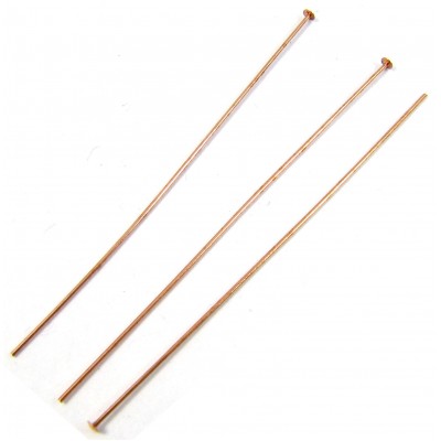 50 Pure Copper 2 inch Headpins