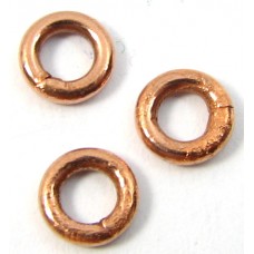 20 Pure Copper 5mm Soldered Rings