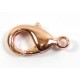1 Copper 15mm Caribiner Lobster Clasp - Bright