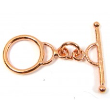 1 Pure Copper Toggle Clasp