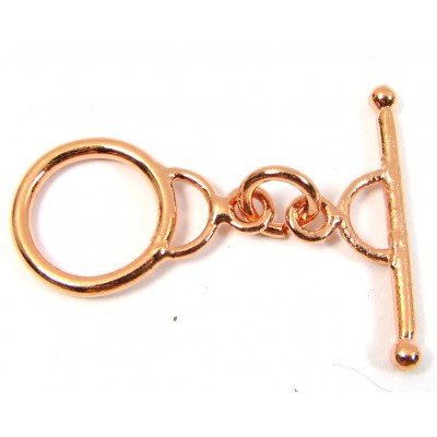 1 Pure Copper Toggle Clasp