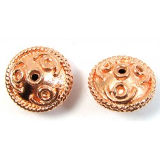 1 Pure Copper Flying Saucer Detail Bead