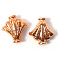 1 Pure Copper Fleur De Lys Bead
