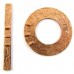 1 Pure Copper 3 Strand Toggle Clasp