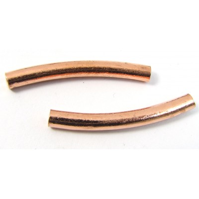 10 Pure Copper Curved Tubes