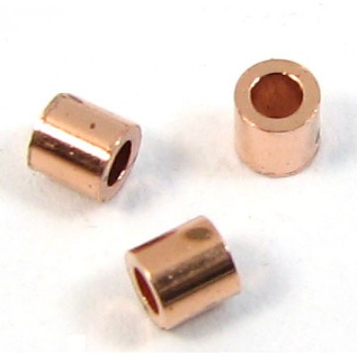 50 Pure Copper 2x2mm Tube Crimps 
