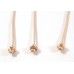 10 Pure Copper Headpins 60mm with Beaded Head