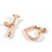1 Pure Copper Heart Toggle Clasp