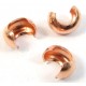 10 Pure Copper 3.5mm Crimp Covers