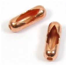 1 Pure Copper 2.5mm Ball Chain Connector