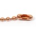 1 Pure Copper 2.5mm Ball Chain Connector
