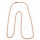 1 Pure Copper Ball Chain Finished Necklace 45cm  - 18inch