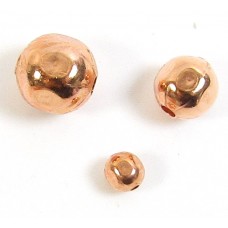 10 Pure Copper 8mm Faceted Round Beads