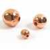 20 Pure Copper 6mm Faceted Round Beads