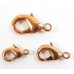 1 Copper 15mm Caribiner Lobster Clasp - Bright