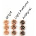 10 Antiqued Pure Copper 6mm Daisy Spacer Beads