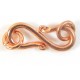 1 Pure Copper S Clasp and Rings