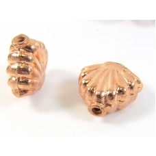 1 Pure Copper Shell Bead