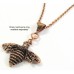 1 Antiqued Pure Copper Bee Pendant