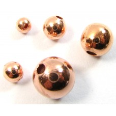 10 Pure Copper 10mm Round Beads