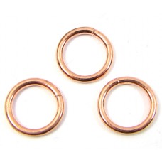 10 Pure Copper 8mm x 1.1mm Jump Rings