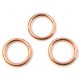 50 Copper Plated 5mm Jump Rings
