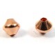100 Pure Copper 3mm Bicone Beads