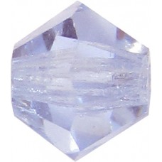 100 Violet Preciosa Crystal 4mm Bicone Beads