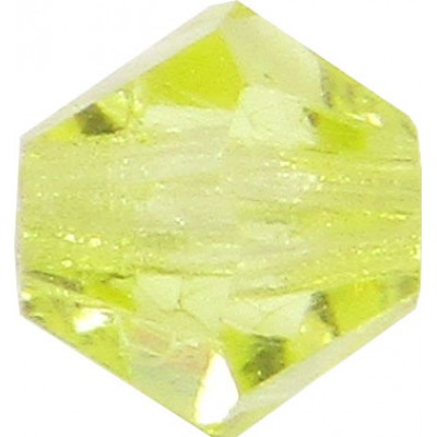 100 Jonquil Preciosa Crystal 4mm Bicone Beads