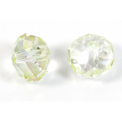 10 Jonquil Crystal AB 8mm Rondelle Beads