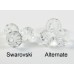 50 Crystal 5mm Clear Bicone Beads Similar to Article 5301/ 5328