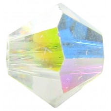 100 Crystal 3mm Clear AB Bicone Beads Similar to Article 5301/ 5328