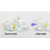 100 Crystal 4mm Clear AB Bicone Beads Similar to Article 5301/ 5328